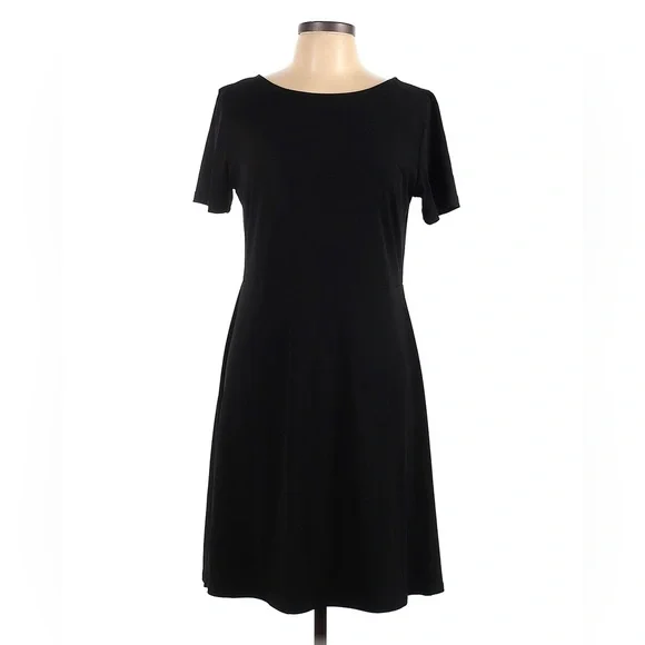 Karen Kane | Dresses | Karen Kane Womens Black Fit Flare Short Sleeve Dress  Size Small Made In Usa | Poshmark